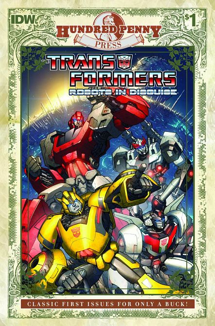 TRANSFORMERS ROBOTS IN DISGUISE 100 PENNY PRESS #1