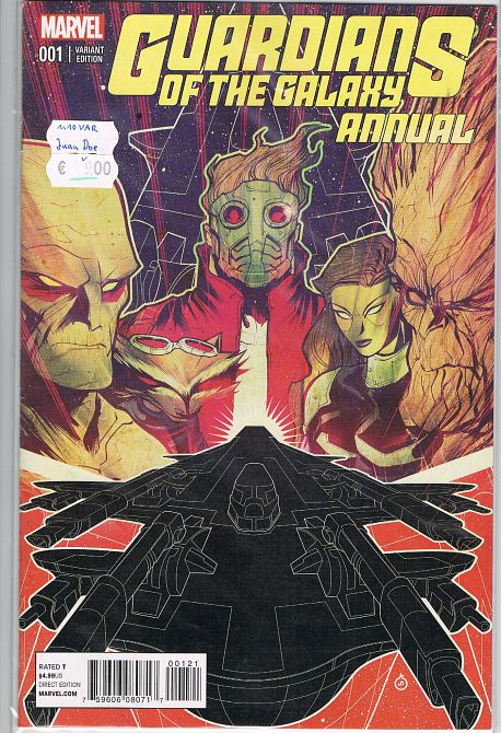 GUARDIANS OF GALAXY ANNUAL #1 GUARDIANS OF GALAXY ANNUAL #1