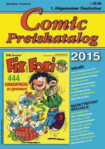 COMIC PREISKATALOG 2015 (SOFTCOVER)