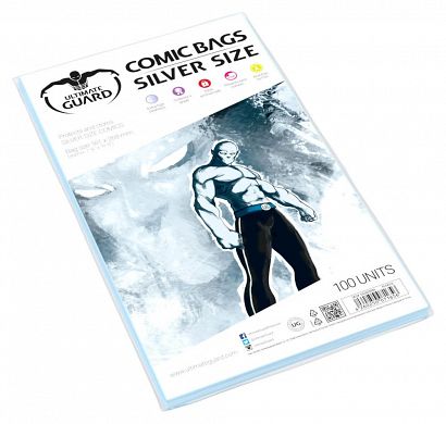 COMIC HÜLLEN SILVER SIZE (ULTIMATE GUARD COMIC BAGS)
