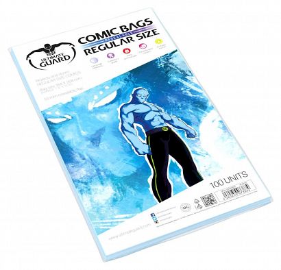 COMIC HÜLLEN REGULAR SIZE RESEALABLE WIEDERVERSCHLIESSBAR (ULTIMATE GUARD COMIC BAGS)