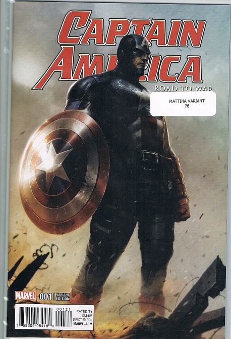 CAPTAIN AMERICA ROAD TO WAR #1 CAPTAIN AMERICA ROAD TO WAR #1