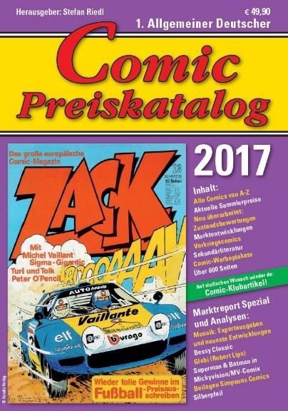 COMIC PREISKATALOG 2017 (HARDCOVER)