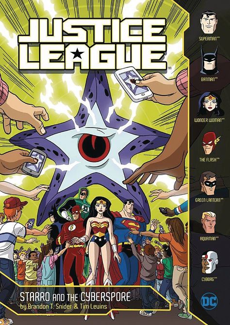 JUSTICE LEAGUE YR TP STARRO AND CYBERSPORE