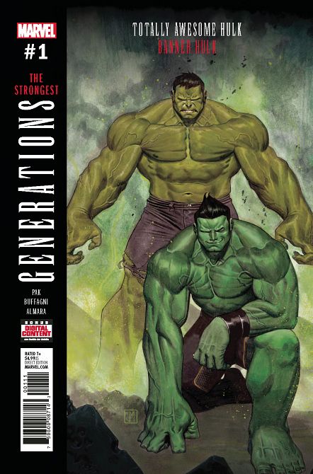 GENERATIONS BANNER HULK & TOTALLY AWESOME HULK #1 GENERATIONS BANNER HULK & TOTALLY AWESOME HULK #1