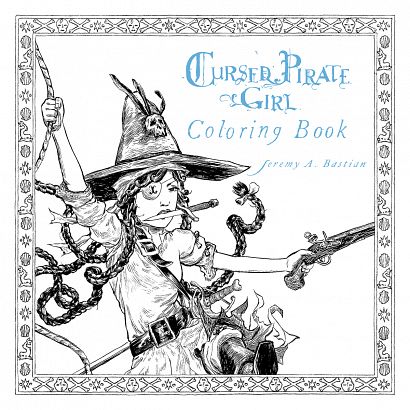 CURSED PIRATE GIRL COLORING BOOK SC