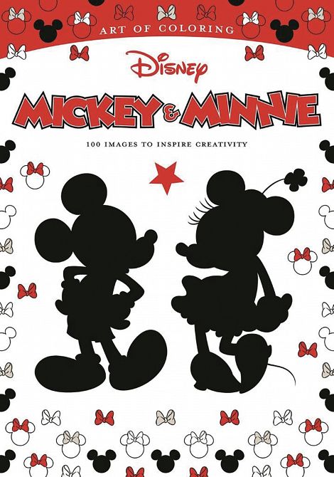 ART OF COLORING MICKEY MOUSE AND MINNIE MOUSE SC
