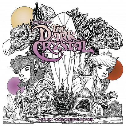 JIM HENSON DARK CRYSTAL ADULT COLORING BOOK SC