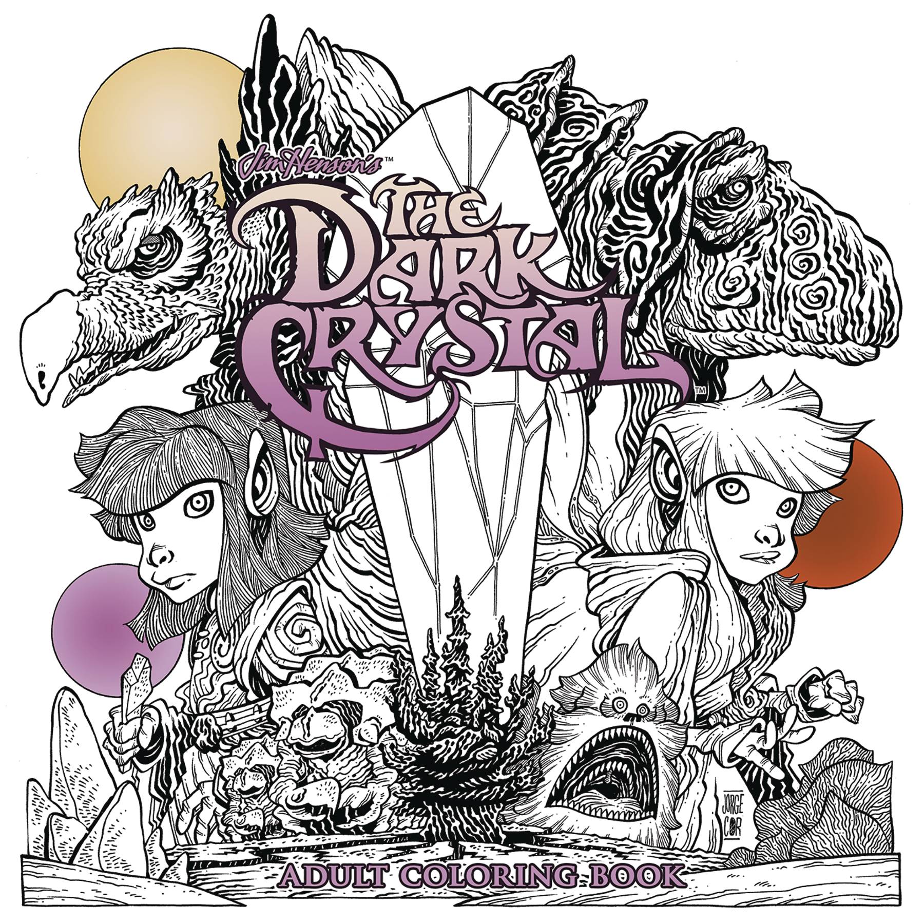 JIM HENSON DARK CRYSTAL ADULT COLORING BOOK SC JIM HENSON DARK CRYSTAL ADULT COLORING BOOK SC