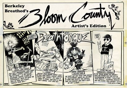 BERKELEY BREATHED BLOOM COUNTY ARTIST ED HC