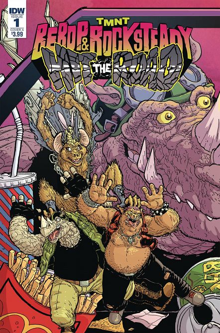 TMNT BEBOP ROCKSTEADY HIT THE ROAD