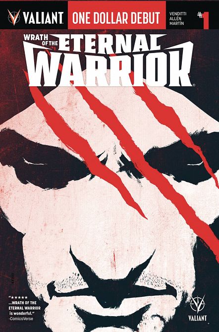 ONE DOLLAR DEBUT WRATH ETERNAL WARRIOR #1 ONE DOLLAR DEBUT WRATH ETERNAL WARRIOR #1
