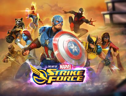 MARVEL STRIKE FORCE HC ART OF GAME