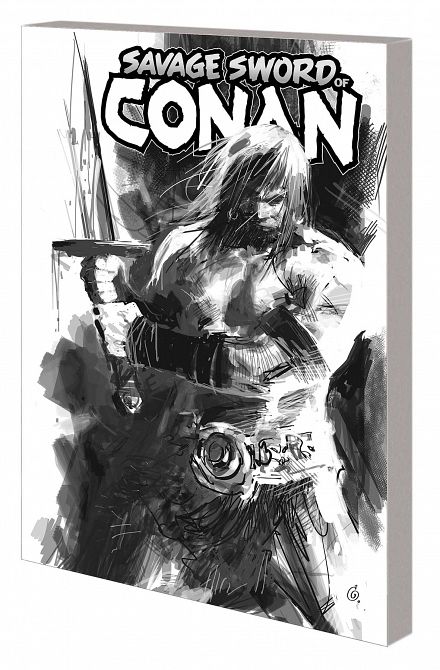 SAVAGE SWORD OF CONAN TP VOL 01 CULT OF KOGA THUN B&W DM VAR