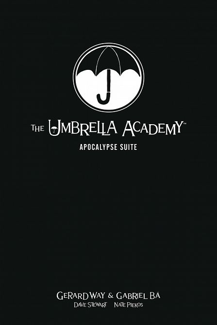 UMBRELLA ACADEMY LIBRARY EDITION HC VOL 01 APOCALYPSE SUITE UMBRELLA ACADEMY LIBRARY EDITION HC VOL 01 APOCALYPSE SUITE