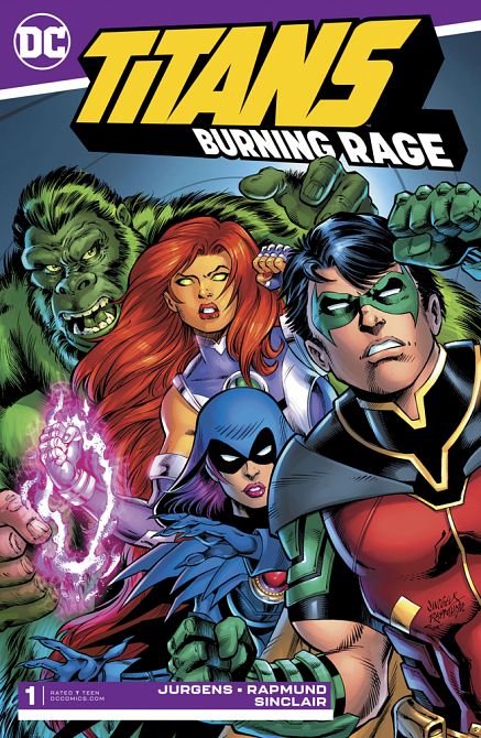 TITANS BURNING RAGE #1 TITANS BURNING RAGE #1