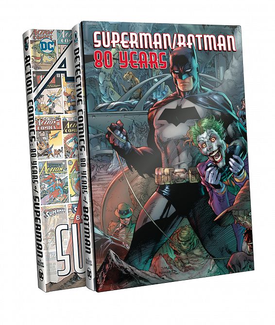 SUPERMAN BATMAN 80 YEARS SLIPCASE SET HC SUPERMAN BATMAN 80 YEARS SLIPCASE SET HC
