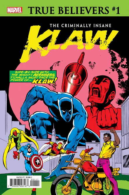 TRUE BELIEVERS CRIMINALLY INSANE KLAW #1