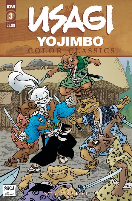 USAGI YOJIMBO COLOR CLASSICS #3 USAGI YOJIMBO COLOR CLASSICS #3