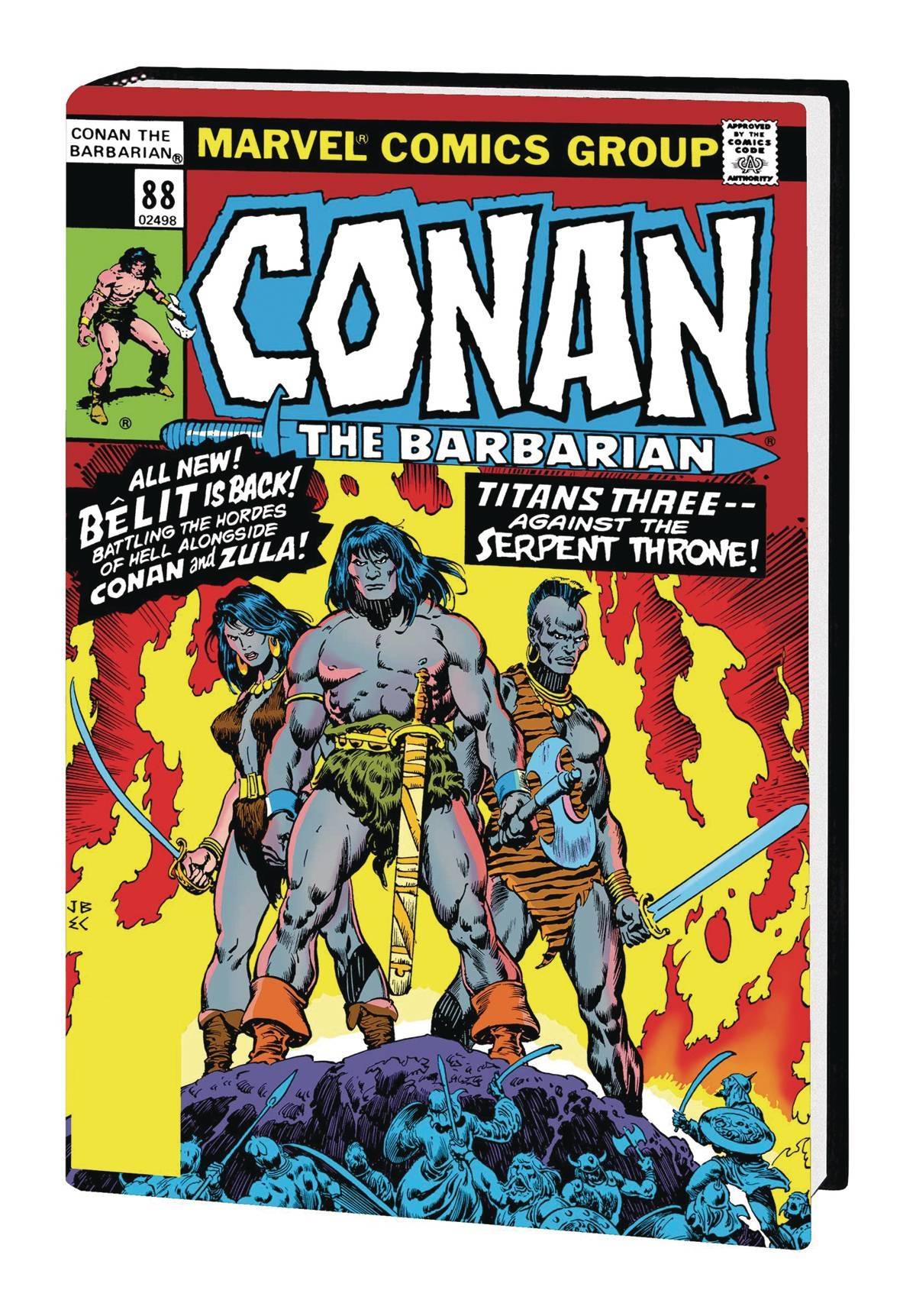 CONAN BARBARIAN ORIG MARVEL YRS OMNIBUS HC VOL 04 DM VAR CONAN BARBARIAN ORIG MARVEL YRS OMNIBUS HC VOL 04 DM VAR