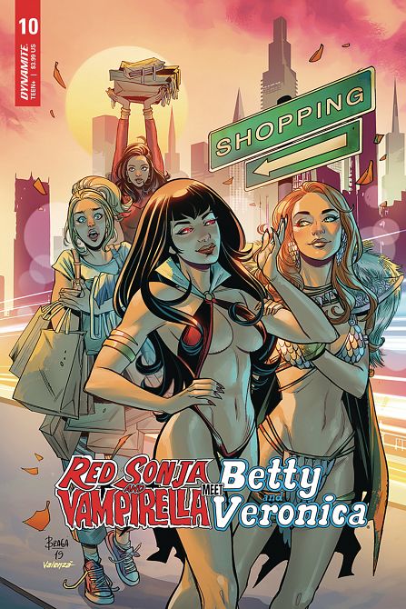 RED SONJA VAMPIRELLA BETTY VERONICA #10 RED SONJA VAMPIRELLA BETTY VERONICA #10
