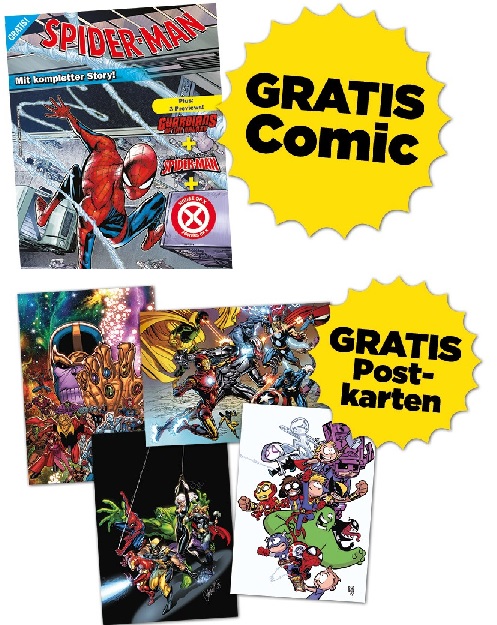 MARVEL-TAG 2020: GRATIS-SET 1 (POSTKARTEN) MARVEL-TAG 2020: GRATIS-SET 1 (POSTKARTEN)