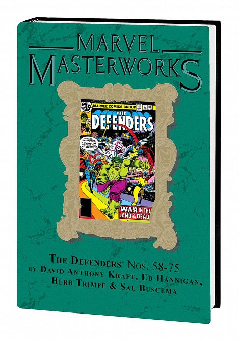 MARVEL MASTERWORKS DEFENDERS HC VOL 07 DM VAR ED 295 MARVEL MASTERWORKS DEFENDERS HC VOL 07 DM VAR ED 295