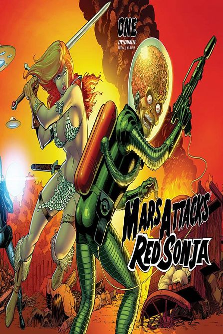 MARS ATTACKS RED SONJA #1 MARS ATTACKS RED SONJA #1