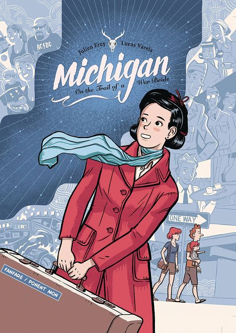 MICHIGAN ON THE TRAIL OF THE WAR BRIDE HC