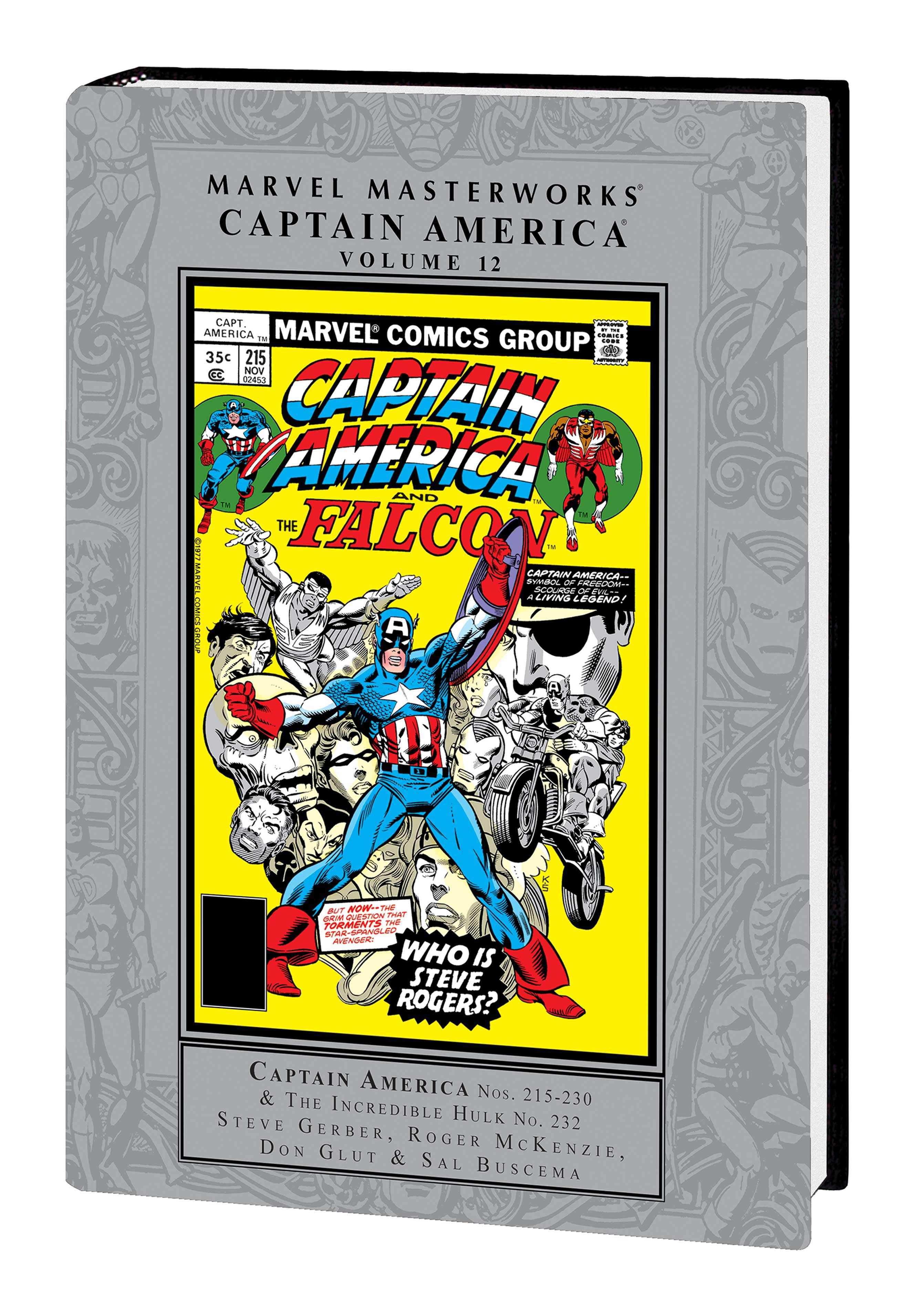 MARVEL MASTERWORKS CAPTAIN AMERICA HC VOL 12 MARVEL MASTERWORKS CAPTAIN AMERICA HC VOL 12