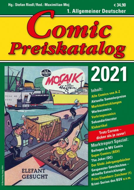COMIC PREISKATALOG 2021 (SOFTCOVER)