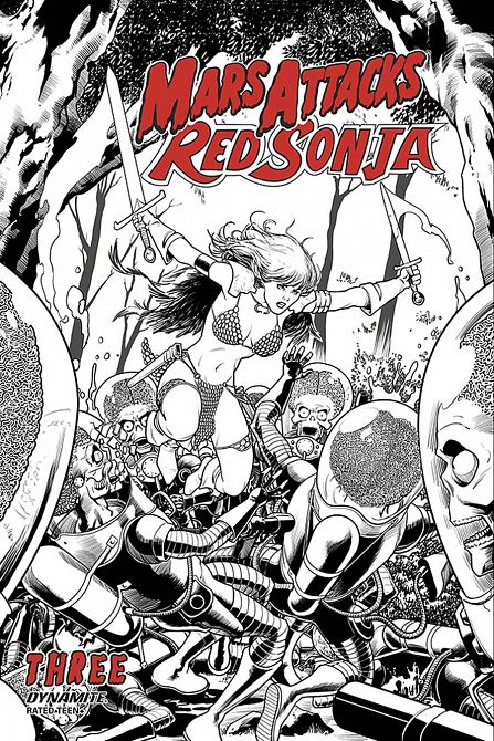 MARS ATTACKS RED SONJA #3 MARS ATTACKS RED SONJA #3