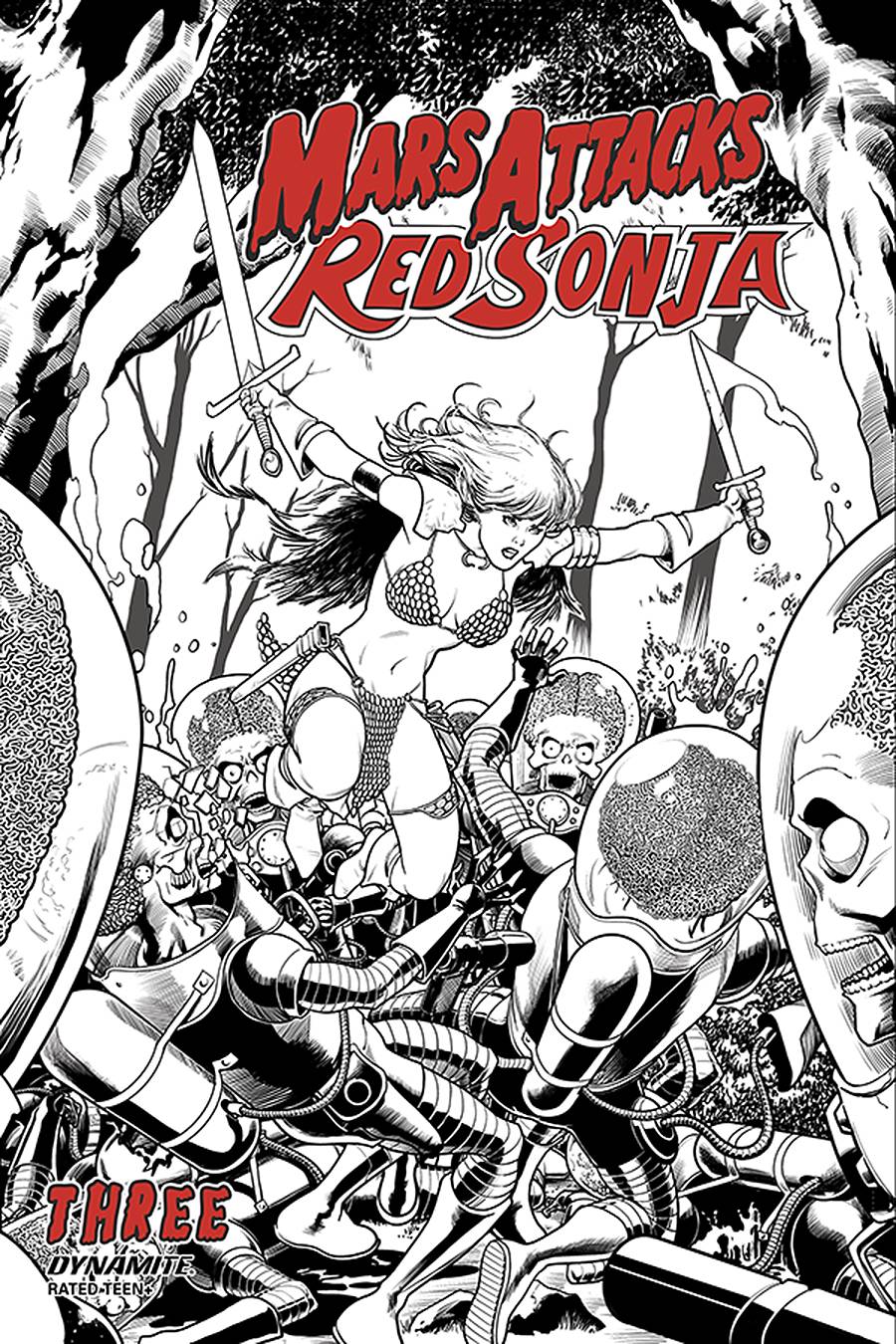 MARS ATTACKS RED SONJA #3