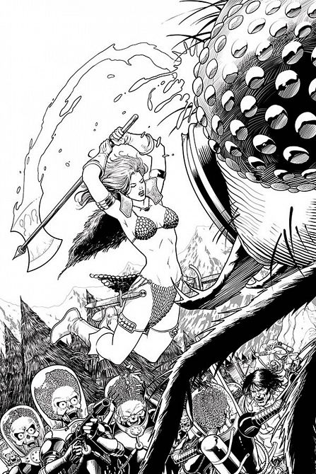 MARS ATTACKS RED SONJA #4 MARS ATTACKS RED SONJA #4