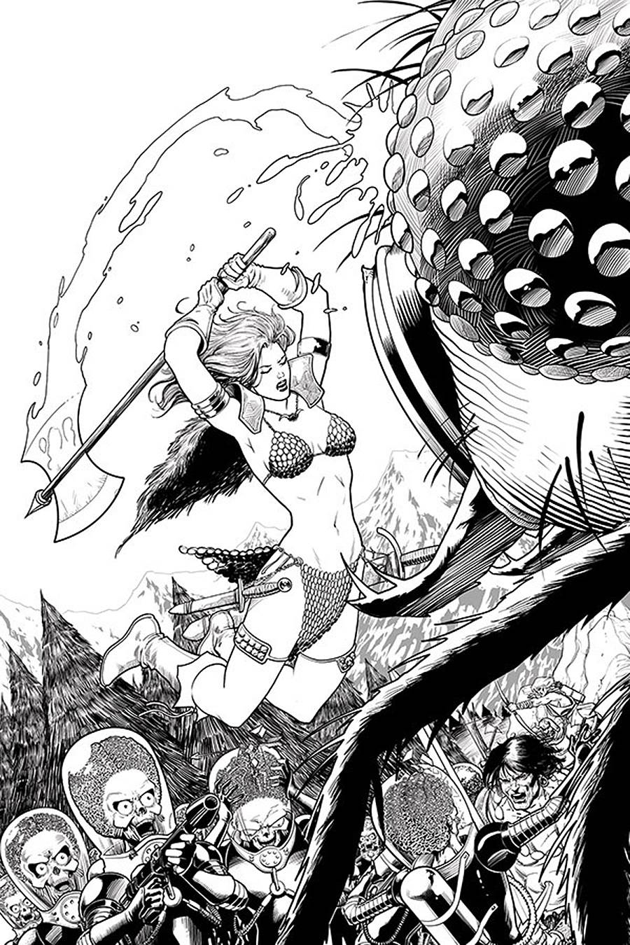 MARS ATTACKS RED SONJA #4
