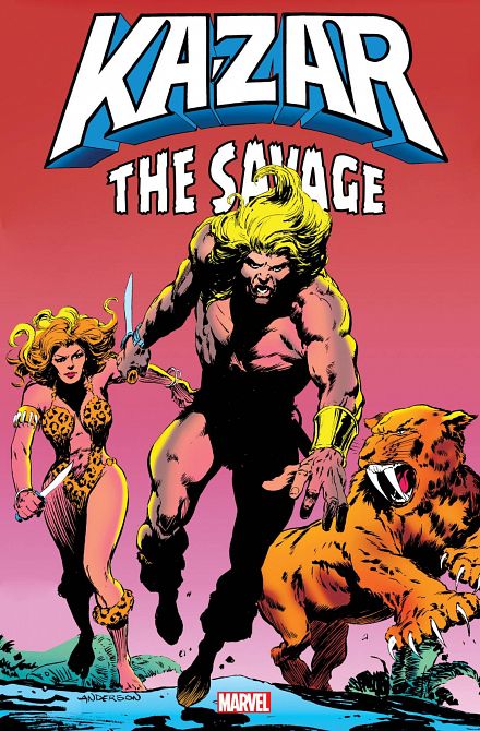 KA-ZAR SAVAGE OMNIBUS HC ANDERSON FIRST ISSUE CVR