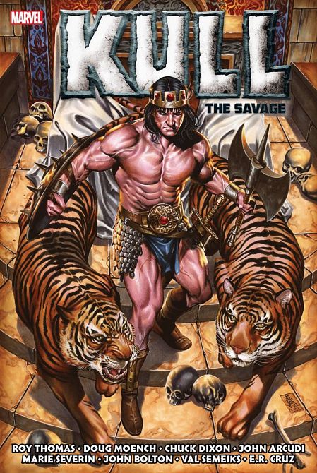 KULL SAVAGE ORIGINAL MARVEL YEARS OMNIBUS HC BROOKS CVR KULL SAVAGE ORIGINAL MARVEL YEARS OMNIBUS HC BROOKS CVR