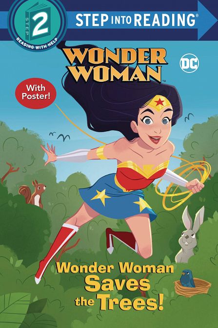 WONDER WOMAN SAVES THE TREES STEP INTO READING SC WONDER WOMAN SAVES THE TREES STEP INTO READING SC