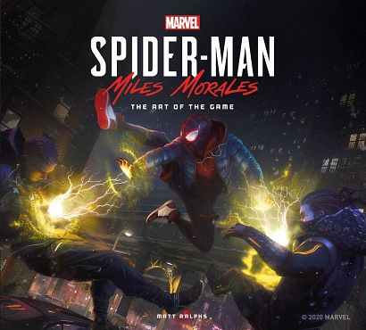 MARVELS SPIDER MAN MILES MORALES ART OF GAME HC