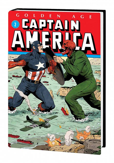 GOLDEN AGE CAPTAIN AMERICA OMNIBUS HC VOL 02 RIVERA CVR GOLDEN AGE CAPTAIN AMERICA OMNIBUS HC VOL 02 RIVERA CVR