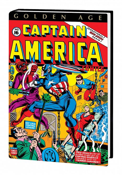 GOLDEN AGE CAPTAIN AMERICA OMNIBUS HC VOL 02 AVISON DM VARIANT