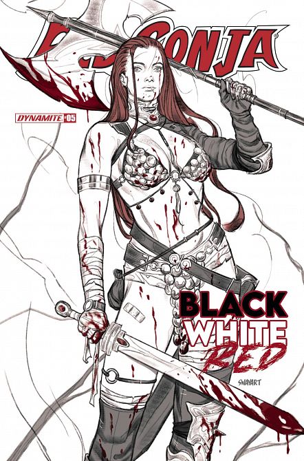 RED SONJA BLACK WHITE RED #5