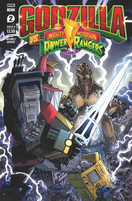 GODZILLA VS MIGHTY MORPHIN POWER RANGERS #2