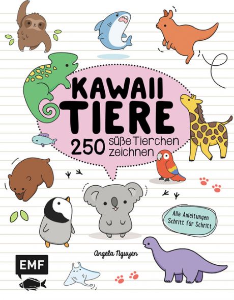 KAWAII TIERE - 250 SÜSSE TIERE ZEICHNEN #02