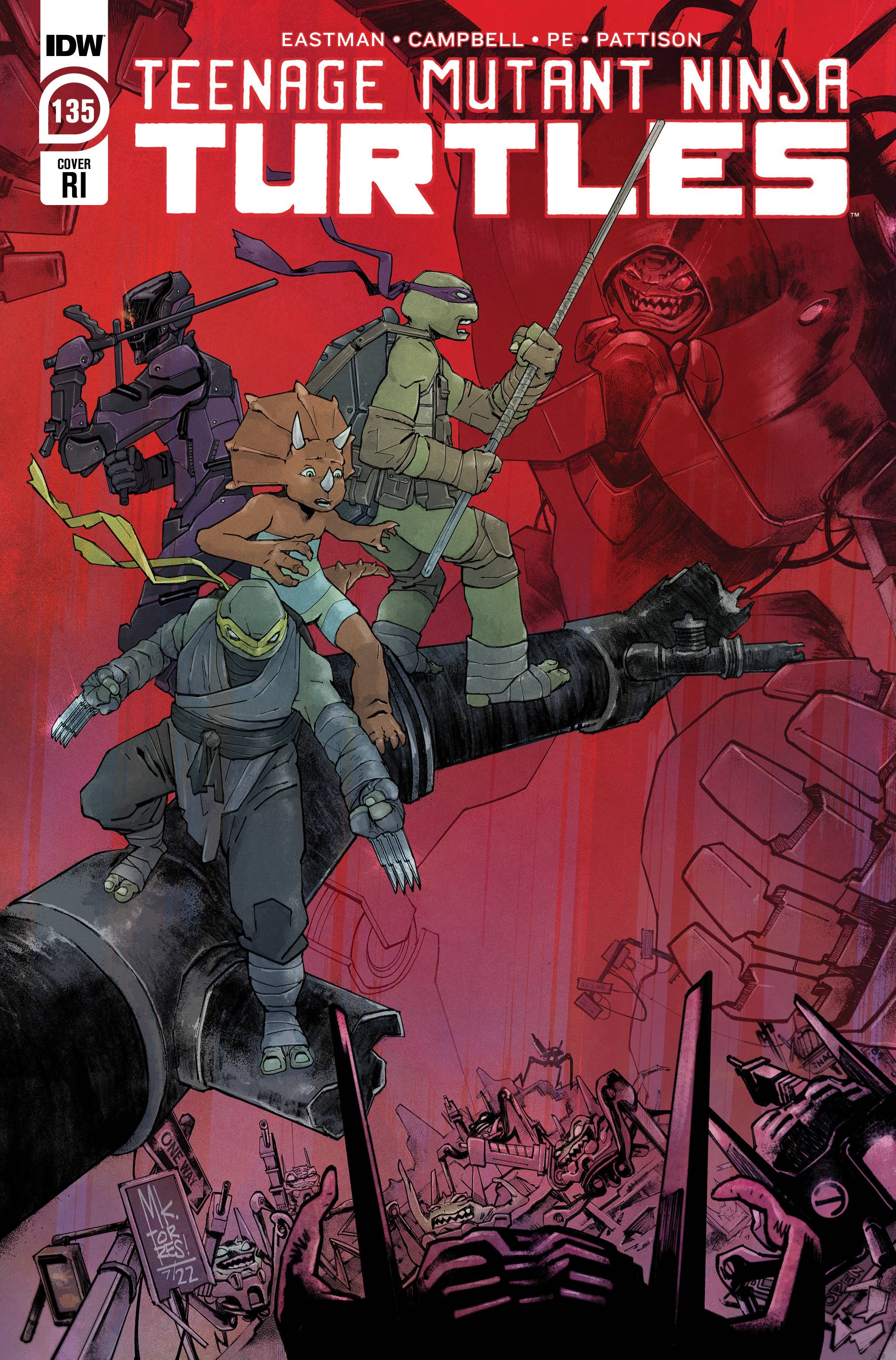 TEENAGE MUTANT NINJA TURTLES ONGOING #135