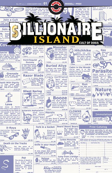 BILLIONAIRE ISLAND CULT OF DOGS #1