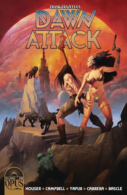 FRANK FRAZETTAS DAWN ATTACK #3 FRANK FRAZETTAS DAWN ATTACK #3