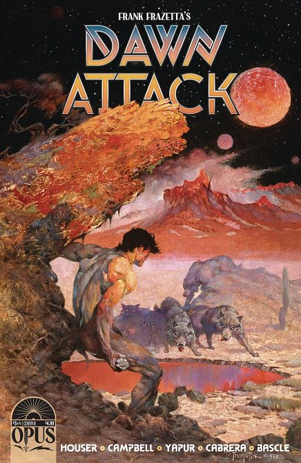 FRANK FRAZETTAS DAWN ATTACK #3 FRANK FRAZETTAS DAWN ATTACK #3