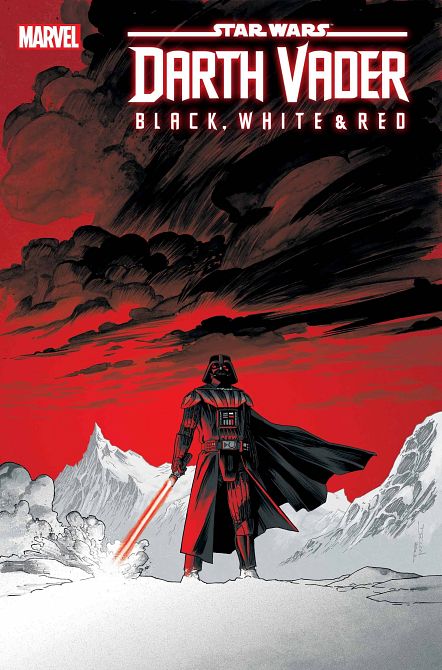 STAR WARS DARTH VADER BLACK WHITE AND RED #2