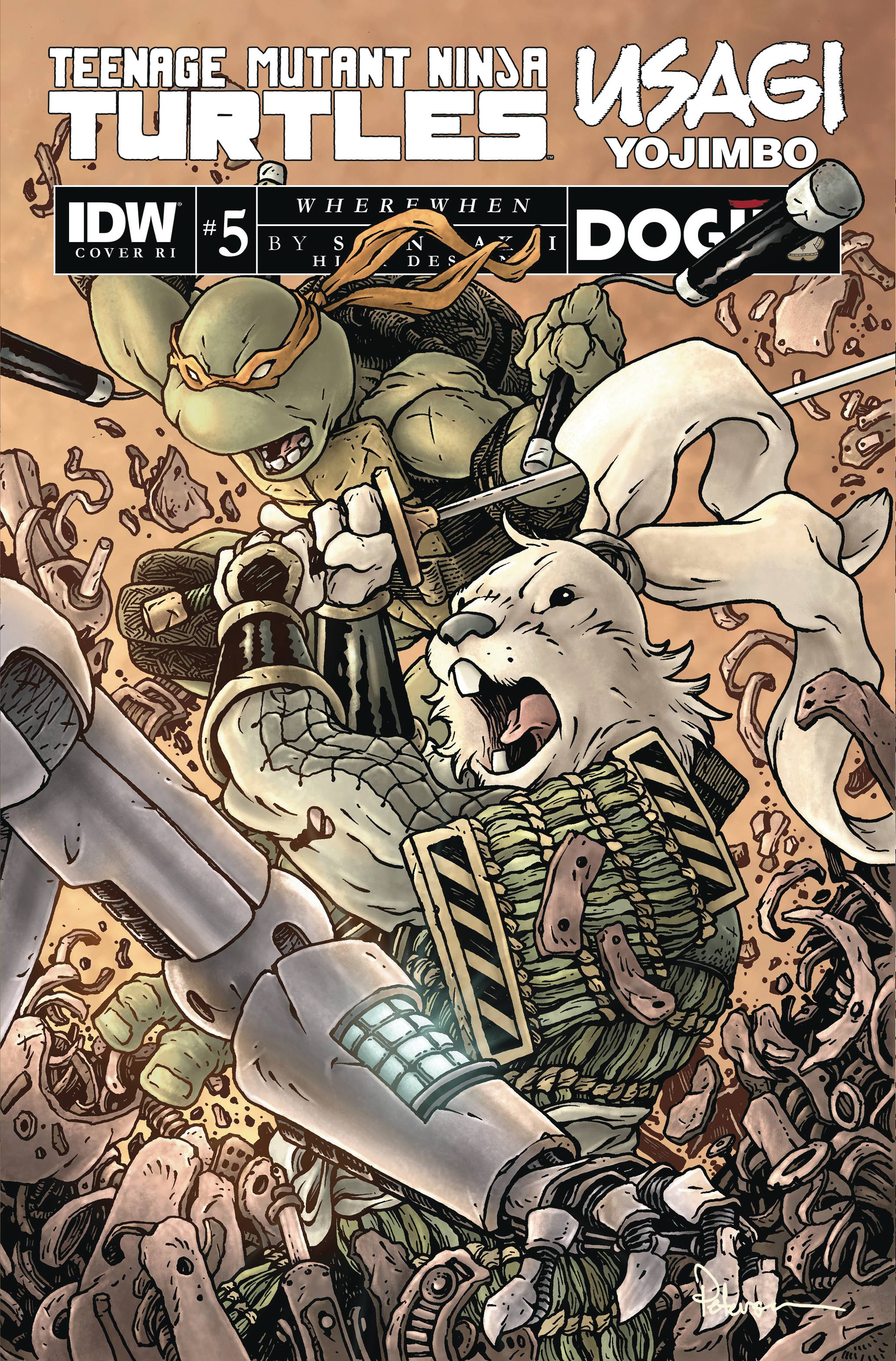TMNT USAGI YOJIMBO WHEREWHEN #5